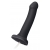 Черный фаллос с имитацией эякуляции Silicon Cum Dildo L - 19,6 см. - Strap-on-me - купить с доставкой в Самаре