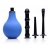 Анальный душ с 3 насадками Premium One-way Valve Anal Douche Set - XR Brands - купить с доставкой в Самаре