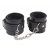 Черные оковы на ноги Obey Me Leather Ankle Cuffs - Chisa - купить с доставкой в Самаре