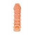 Телесная закрытая насадка с пупырышками Cock Sleeve Size M - 15,6 см. - KOKOS - в Самаре купить с доставкой