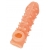 Телесная закрытая насадка с пупырышками Cock Sleeve Size L - 17,6 см. - KOKOS - в Самаре купить с доставкой