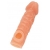 Телесная закрытая насадка с шершавой головкой Cock Sleeve Size L - 17,6 см. - KOKOS - в Самаре купить с доставкой