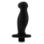 Черный анальный вибромассажёр Silicone Vibrating Prostate Massager 02 - 10,8 см. - Blush Novelties - в Самаре купить с доставкой