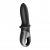 Черный анальный вибратор Hot Passion с функцией нагрева - Satisfyer - в Самаре купить с доставкой