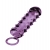 Закрытая фиолетовая насадка с пупырышками SAMURAI PENIS SLEEVE PURPLE - 14,5 см. - NMC - в Самаре купить с доставкой
