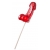 Красный леденец в форме фаллоса со вкусом виски - Sosuчki - купить с доставкой в Самаре