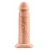 Телесный реалистичный фаллоимитатор с полостью Silicone Hollow Extension - 20 см. - Pipedream - купить с доставкой в Самаре