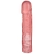 Розовая фаллическая насадка Vac-U-Lock 8  Crystal Jellies Dong - 20,3 см. - Doc Johnson - купить с доставкой в Самаре