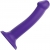 Фиолетовый фаллоимитатор-насадка Strap-On-Me Dildo Dual Density size M - 18 см. - Strap-on-me - купить с доставкой в Самаре