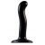 Черный фаллоимитатор-насадка Strap-On-Me P G spot Dildo size S - 16,4 см. - Strap-on-me - купить с доставкой в Самаре