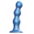 Голубая насадка Strap-On-Me Dildo Plug Balls size S - Strap-on-me - купить с доставкой в Самаре