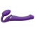 Фиолетовый безремневой вибрострапон Vibrating Bendable Strap-On - size L - Strap-on-me - купить с доставкой в Самаре