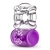 Фиолетовое эрекционное виброкольцо Pleaser Rechargeable C-Ring - Blush Novelties - в Самаре купить с доставкой