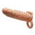 Телесная удлиняющая насадка Penis Sleeve Emmitt - 17 см. - Baile - в Самаре купить с доставкой