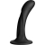 Черная изогнутая насадка Vac-U-Lock G-Spot - 16,5 см. - Doc Johnson - купить с доставкой в Самаре