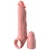 Телесная насадка-удлинитель 2 Inch Silicone X-tension with Strap - 20,3 см. - Pipedream - в Самаре купить с доставкой
