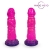 Розовый рельефный фантазийный фаллоимитатор - 20 см. - Bior toys - купить с доставкой в Самаре