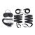 Эротический набор 4PC Bondage Bed Strap   Flogger Kit - Lux Fetish - купить с доставкой в Самаре
