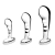 Набор из 3 стальных стимуляторов простаты Stainless Steel P-spot Training Set - b-Vibe - в Самаре купить с доставкой