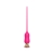 Розовый тонкий стимулятор Nipple Vibrator - 23 см. - I-MOON - купить с доставкой в Самаре