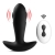 Черный массажер простаты с вибрацией, эффектом маятника и пультом ДУ - Secwell - в Самаре купить с доставкой
