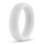 Белое люминесцентное эрекционное кольцо Silicone Glo Cock Ring - Blush Novelties - в Самаре купить с доставкой