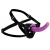 Лиловый поясной страпон Navigator Silicone G-Spot Dildo with Harness - 17,8 см. - XR Brands - купить с доставкой в Самаре