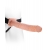 Фаллопротез телесного цвета Hollow Strap-On - 29 см. - Pipedream - купить с доставкой в Самаре