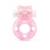 Розовое эрекционное виброкольцо в форме мишки - 1137 - в Самаре купить с доставкой