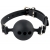 Силиконовый кляп-шар с отверстиями для дыхания Silicone Breathable Ball Gag Small - Pipedream - купить с доставкой в Самаре