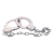 Наручники из металла с длинной цепочкой CHROME HANDCUFFS METAL HANDCUFFS W. KEY - NMC - купить с доставкой в Самаре