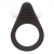 Чёрное эрекционное кольцо LIT-UP SILICONE STIMU RING 1 BLACK - Dream Toys - в Самаре купить с доставкой