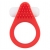 Красное эрекционное кольцо LIT-UP SILICONE STIMU RING 1 RED - Dream Toys - в Самаре купить с доставкой