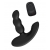 Черный силиконовый стимулятор простаты Levett Nitoc с пультом ДУ - Levett - в Самаре купить с доставкой