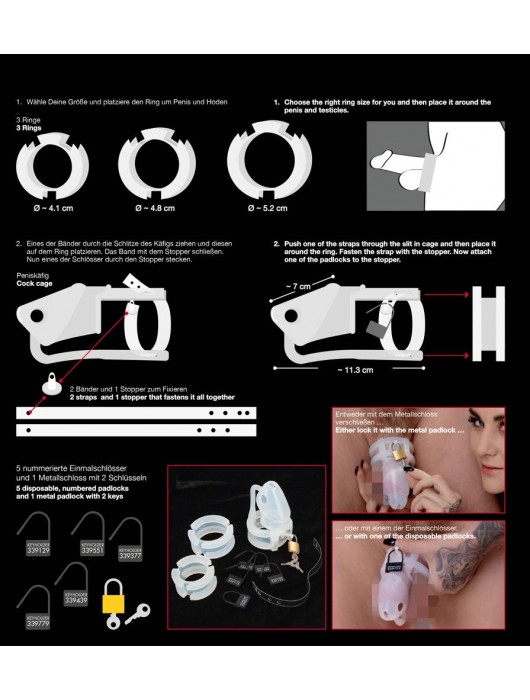 Набор для мужского пояса верности Cock Cage Set - Orion - купить с доставкой в Самаре