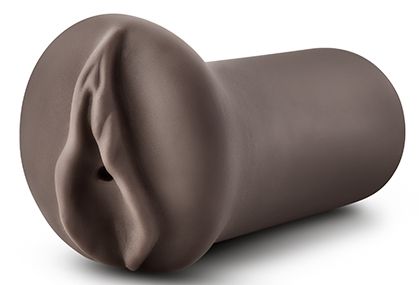 Коричневый мастубратор-вагина Nicole s Kitty - Blush Novelties - в Самаре купить с доставкой