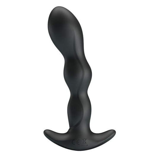 Черный анальный стимулятор простаты с вибрацией Special Anal Massager - 14,5 см. - Baile - в Самаре купить с доставкой