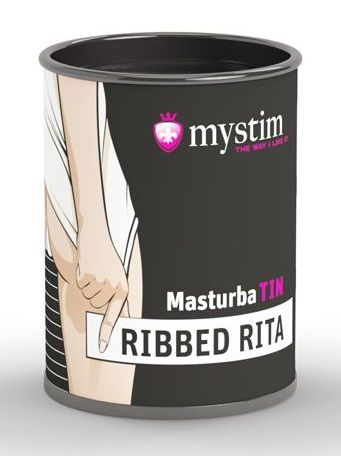 Компактный мастурбатор MasturbaTIN Ribbed Rita - MyStim - в Самаре купить с доставкой