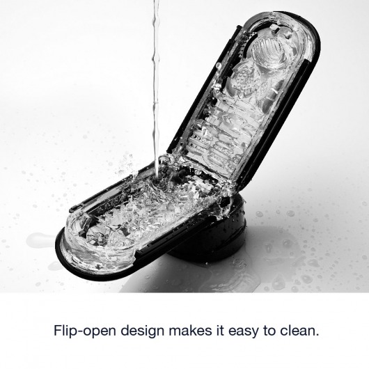 Черный мастурбатор Flip Zero - Tenga - в Самаре купить с доставкой