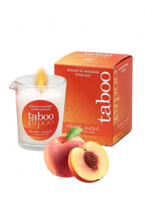 Массажное аромамасло с афродизиаками для женщин RUF Taboo Peche sucre - 60 гр. - RUF - купить с доставкой в Самаре