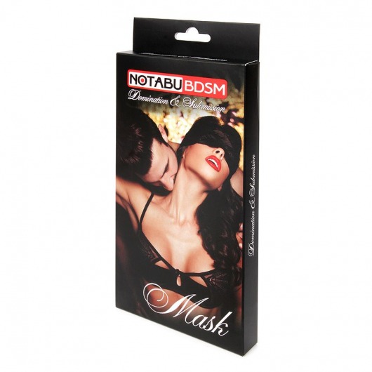 Красная маска на резиночке с леопардовыми пятнышками - Notabu - купить с доставкой в Самаре