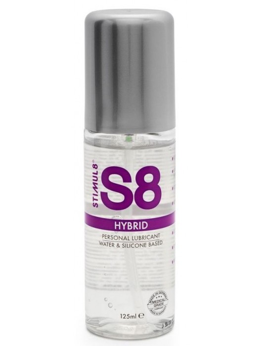 Интимная смазка на водно-силиконовой основе S8 Hybrid - 125 мл. - Stimul8 - купить с доставкой в Самаре