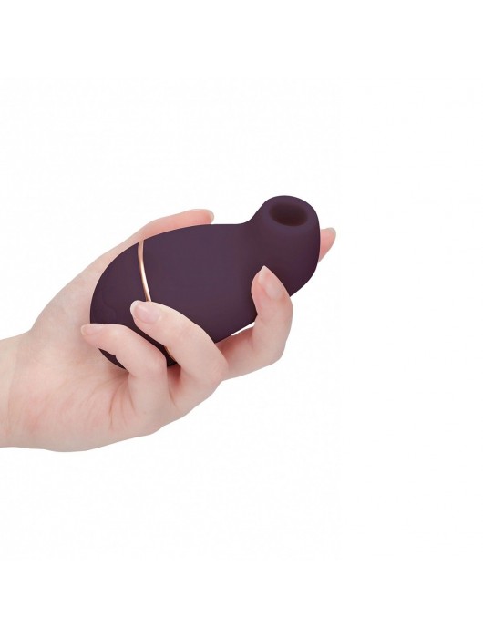 Фиолетовый клиторальный вакуум-волновой массажер Irresistible Kissable - Irresistible