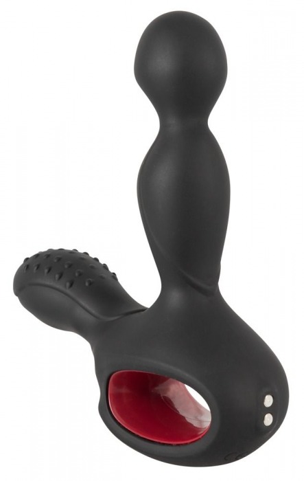 Черный вибромассажер простаты с нагревом и ротацией Prostate Plug - 14,5 см. - Orion - в Самаре купить с доставкой