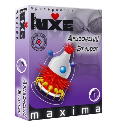 Презерватив LUXE Maxima  Аризонский Бульдог  - 1 шт. - Luxe - купить с доставкой в Самаре