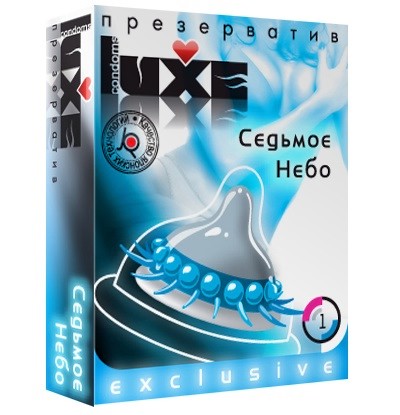Презерватив LUXE  Exclusive  Седьмое небо  - 1 шт. - Luxe - купить с доставкой в Самаре
