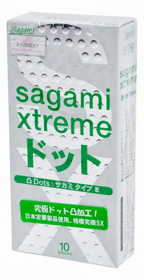 Презервативы Sagami Xtreme Type-E с точками - 10 шт. - Sagami - купить с доставкой в Самаре