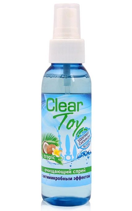 Очищающий спрей для игрушек CLEAR TOY Tropic - 100 мл. - Биоритм - купить с доставкой в Самаре
