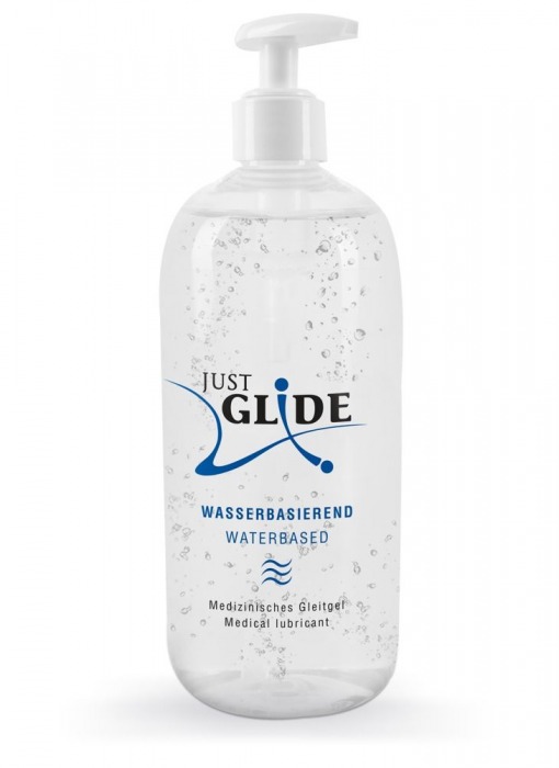Гель-смазка на водной основе Just Glide с дозатором - 500 мл. - Orion - купить с доставкой в Самаре