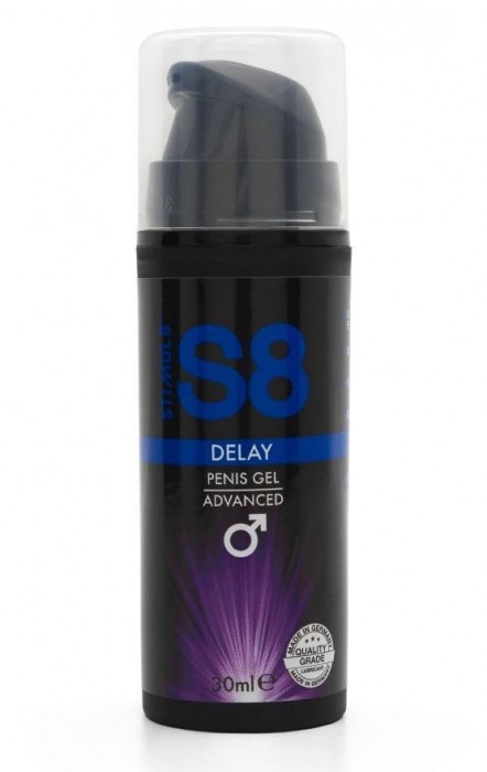 Пролонгирующий гель для мужчин S8 Delay Gel - 30 мл. - Stimul8 - купить с доставкой в Самаре